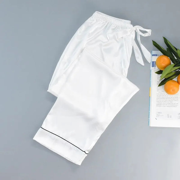 Bas de pyjama satin