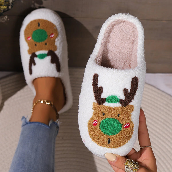 chausson femme blanc rennes noel