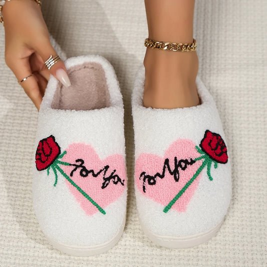 chausson femme rose